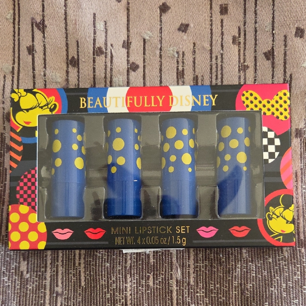 Mini Lipstick Set - Blue and Yellow